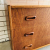 Mid Century Parker Nordic Teak Sideboard Chest of Drawers