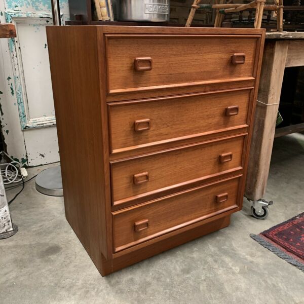 Mid Century Parker Tallboy Chest of Drawers