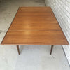 Mid Century Square Parker Extension Table - professionally restored