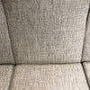Mid Century Modern Teak Rattan Reupholstered 3 Seater Lounge Sofa
