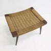 Mid Century Woven Cord Stool