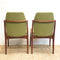 Fabulous Set 4 Mid Century Green Berryman Dining Chairs