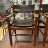 New Guinea Mahogany & Teak Dining Table & 8 Chairs