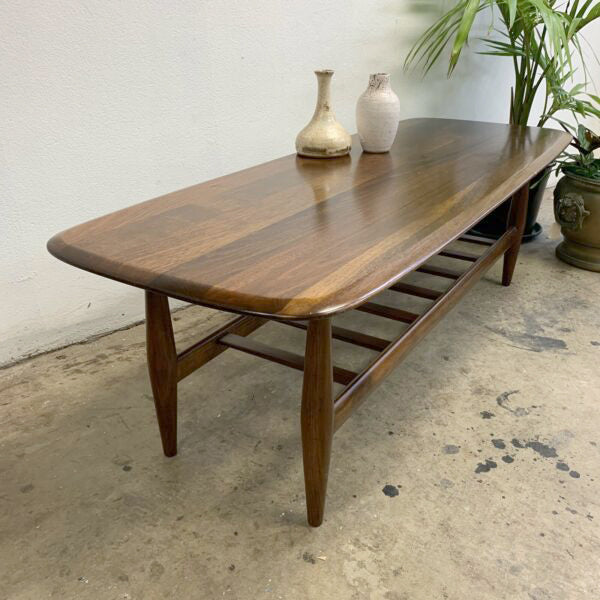 Original Mid Century T H Brown Blackwood Coffee Table
