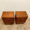 Pair Mid Century Burgess Bedsides Chest