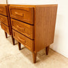 Pair Mid Century Burgess Bedsides Chest