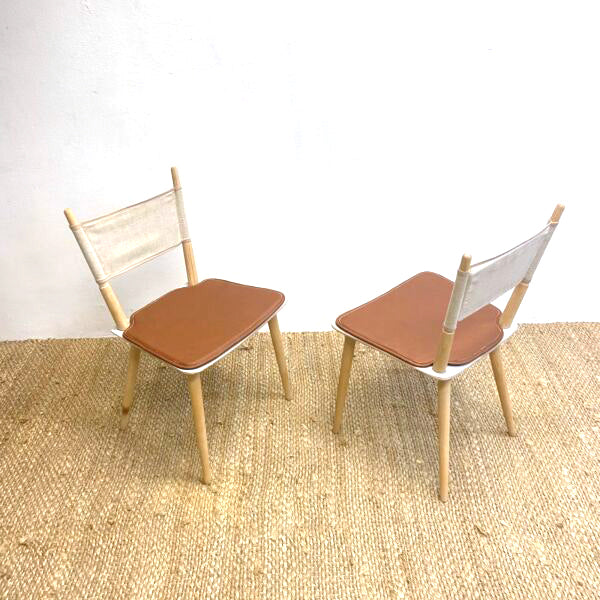 Pair Mid Century Danish Side Chairs - Jorgen Baekmark for FDR Mobler