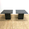 Pair Of Black Marble Side Tables