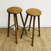 Pair Of Classic Timber Stools