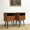 Pair Of Mid Century Bedside Tables c1960