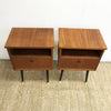 Pair Of Mid Century Bedside Tables c1960