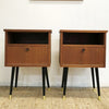 Pair Of Mid Century Bedside Tables c1960
