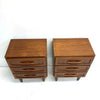 Pair Of Mid Century Burgess Bedside Table