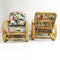 Pair Of Vintage Pretzel Cane Armchairs