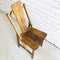 Pair Of Vintage Rustic Farmhouse Wooden Chairs