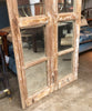 Pair Of Tall Vintage Rustic Folding Doors With Mirror Backs