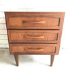 Pair of Mid Century Burges Bedside Chest Drawer Table