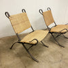 Pair of Petal Folding Chairs by Ched Berenguer-Topacio