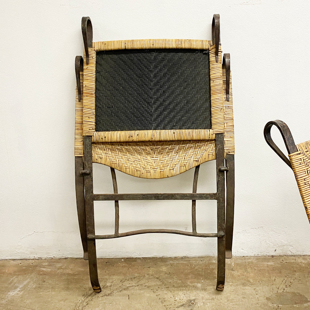 Pair of Petal Folding Chairs by Ched Berenguer-Topacio