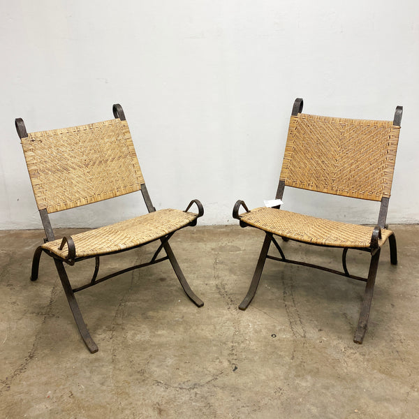 Pair of Petal Folding Chairs by Ched Berenguer-Topacio