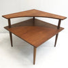 Parker Mid Century 2 Tier Corner Table