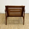 Mid Century Parker Rattan Back Armchair Lounge Chair - New Upholstery
