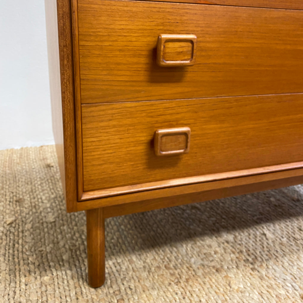Genuine Mid Century Parker tallboy chest of drawers
