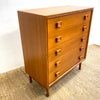 Genuine Mid Century Parker tallboy chest of drawers