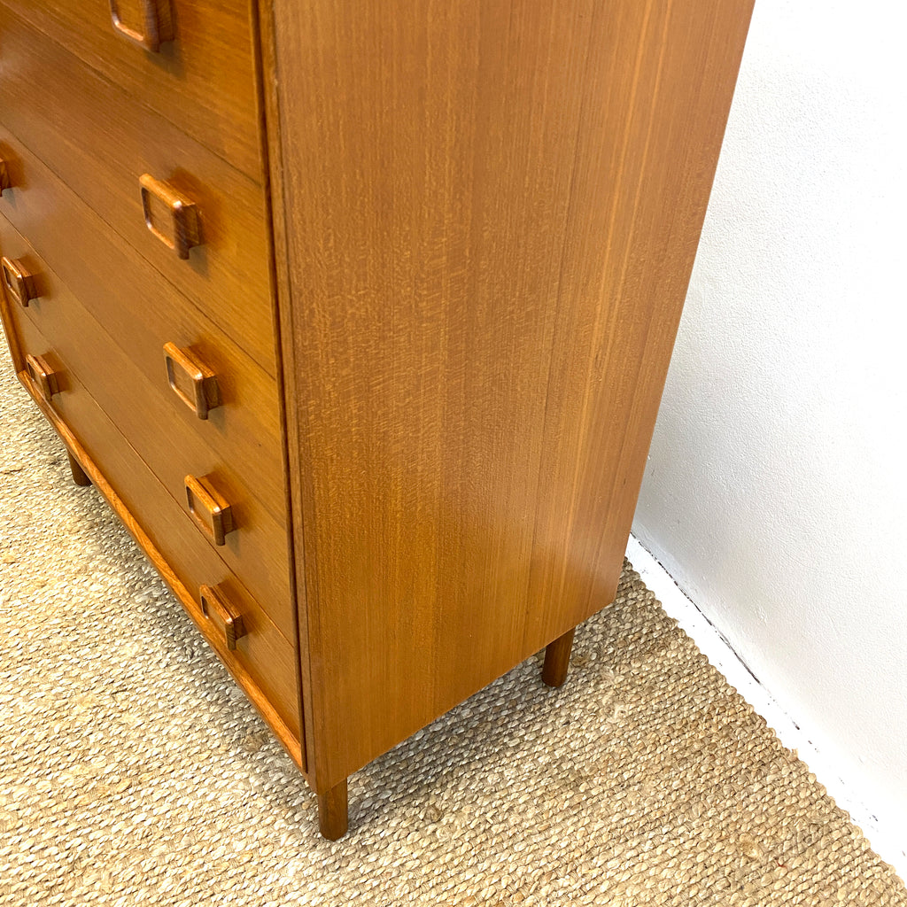 Genuine Mid Century Parker tallboy chest of drawers