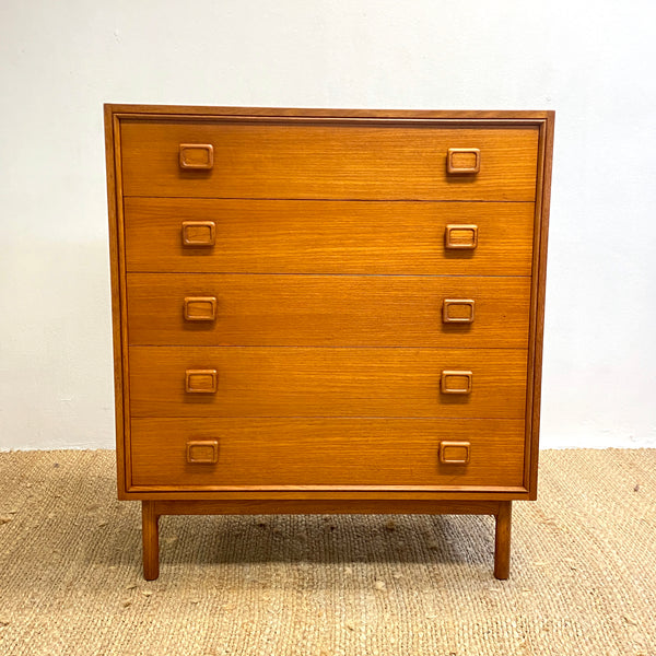 Genuine Mid Century Parker tallboy chest of drawers