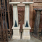 Pair of Art Deco Style Limestone and Mable Pedestals