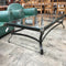 Maison Jansen style Steel and Glass Rams Head Coffee Table