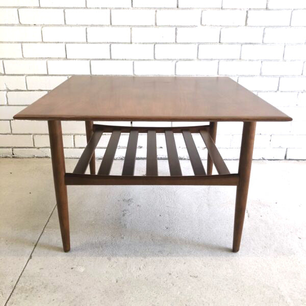 Rare Mid Century Square Parker Coffee Table Restored