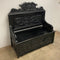 Antique Neo Renaissance Revival Gothic Carved Bench Seat