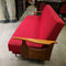 Retro 3 Seater 1960’s Daybed Lounge Original Red Upholstery