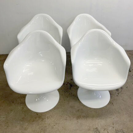 Set Of 4 Original 1970’s Tulip Chairs - Professionally Resprayed