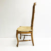 Set Of 4 French Provincial Style Rush Seat Ladder Back Dining Chairs