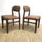 Set 6 Danish Johannes Andersen Mid Century Dining Chairs New Leather