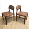 Set 6 Danish Johannes Andersen Mid Century Dining Chairs New Leather