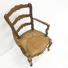 Set 8 Hand Carved Rush Seated French Provincial Style Dining Chairs
