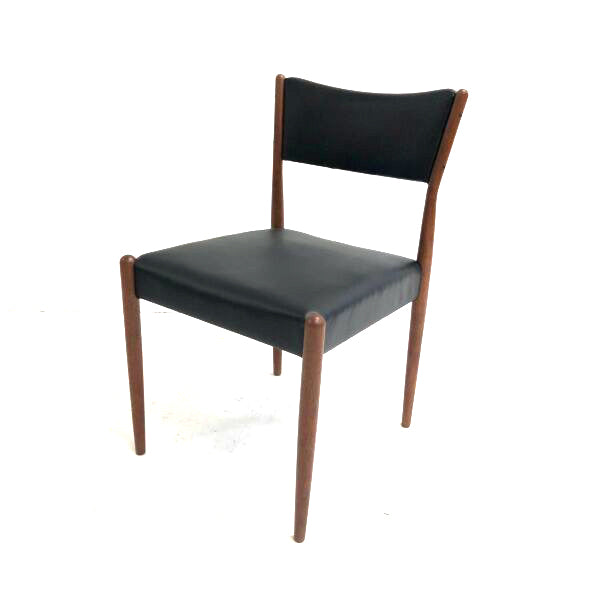 Set Of Six Mid Century Parker Dining Chairs