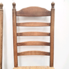 Rush Seat Ladder Back Chairs