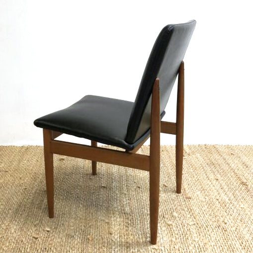 Six Parker Ballarat Slab Back Dining Chairs - Restored