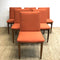 Six Parker Mid Century Slab Back Dining Chairs - New Upholstery