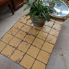 Large Spanish Wrought Iron and Brass Tile Top Coffee Table, late 20th Century