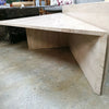 Split Sectional Travertine Coffee Table