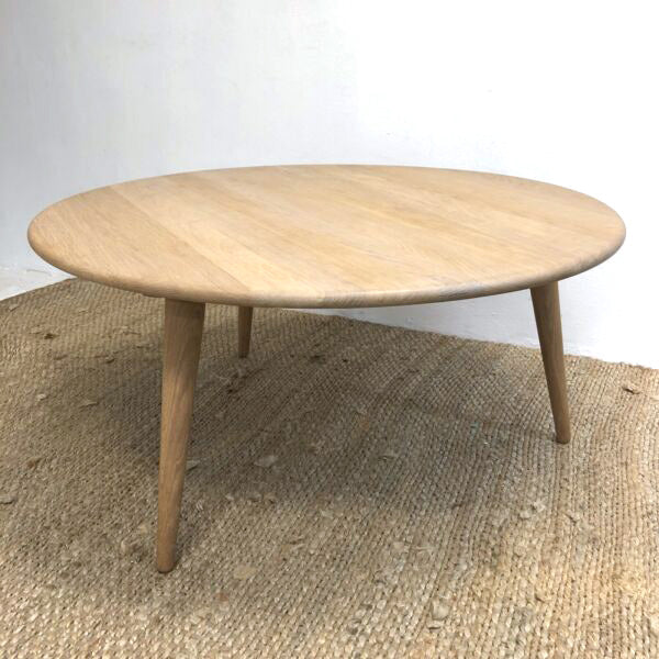 Stunning Danish Round Coffee Table By Hans Wegner
