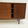 Tambour Door Mid Century Professionally Restored Danish Sideboard