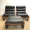 Tessa T4 Mid Century Leather Chairs Footstool- New Upholstery