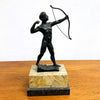 C1900 'The Archer' German Bronze Figure by Ludwig Graefner